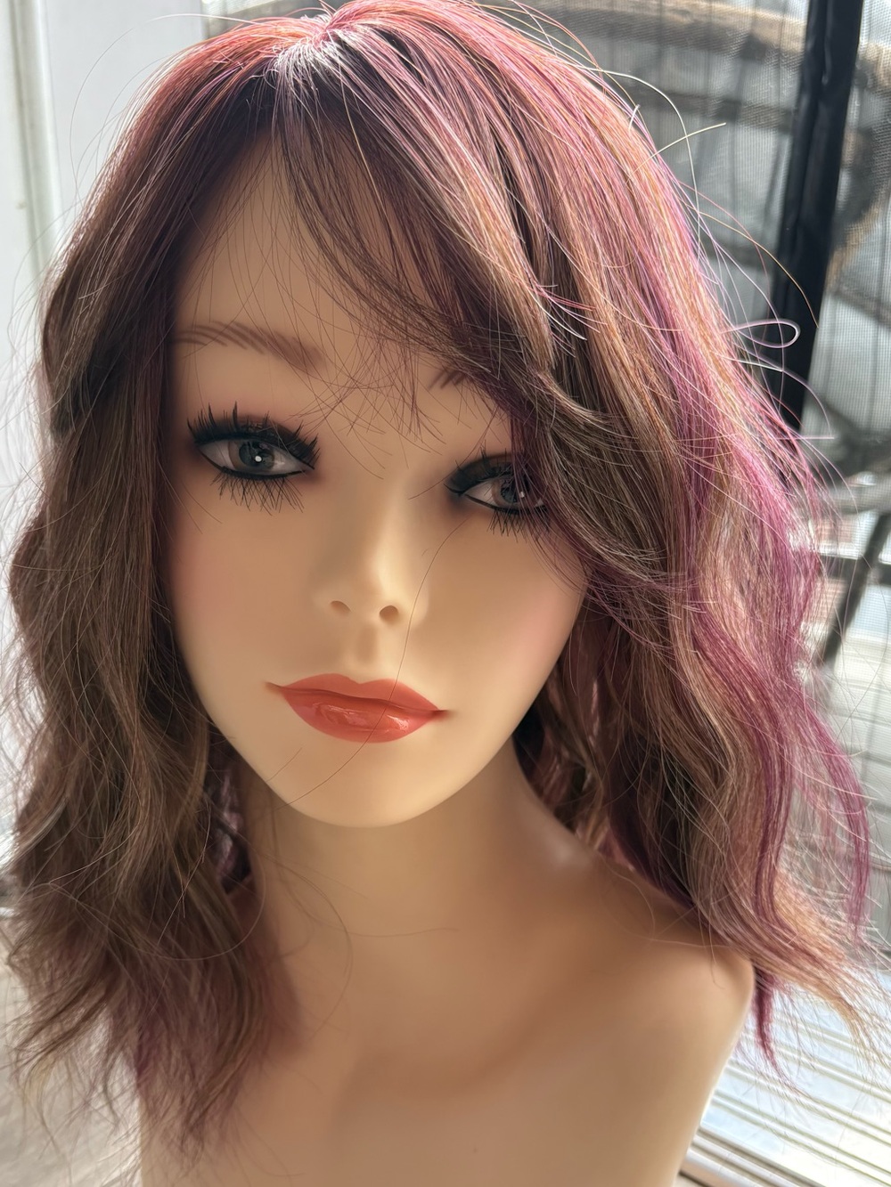 14’ Violet Cooper Brown Wig